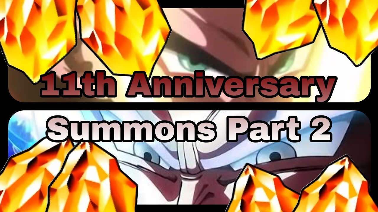 (Vegeta really loves me) 🔥🔥11TH ANNIVERSARY PART 2 SUMMONS! DBZ Dokkan Battle🔥🔥