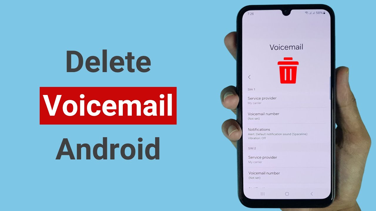 how-to-delete-voicemail-on-android-youtube