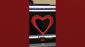 Heart in Python #pythonprogramming #love #coding