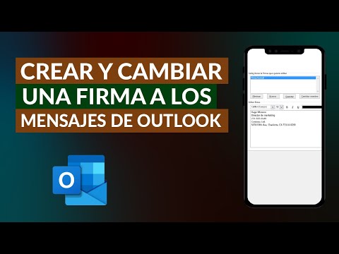 Cómo Crear y Cambiar una Firma a los Mensajes de Outlook