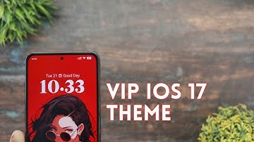 VIP iOS 17 Theme For Hyper Os/Miui 14 | New System Ui,Control Centre & Lockscreen