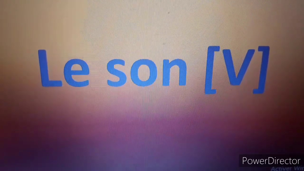 Le son [v]