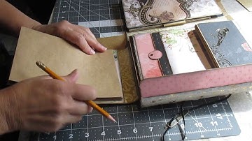 Scrapbooking Tutorial #2/4: Tim Holtz small folio: "Exploiting at the maximum"