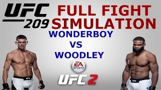 Ufc 209 tyron woodley vs stephen thompson full fight simulation