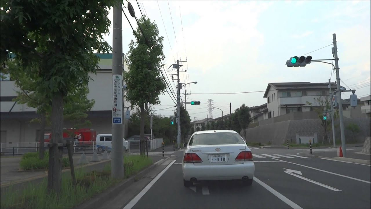 車載動画　千葉市緑区おゆみ野を走る