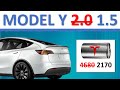 NEW Tesla Model Y 1.5 with 2170 Batteries + 4680 Battery Updates