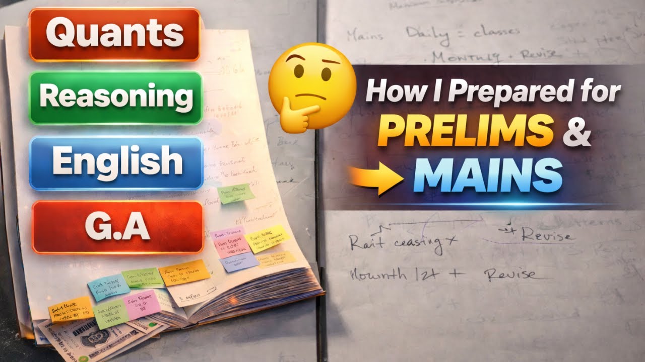 How I Prepared For Banking Prelims & Mains || My Honest Strategy || Bankingbandhu