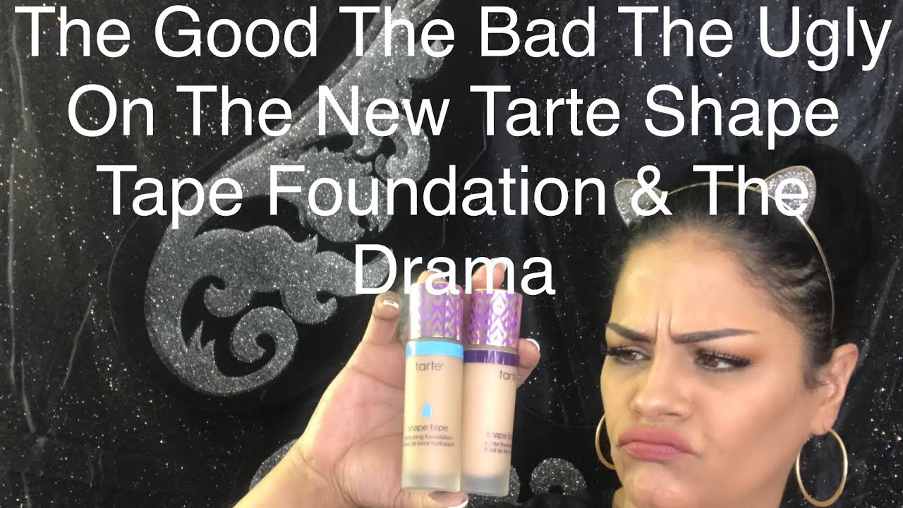 Tarte Shape Tape Foundation Full Day Wear Test On Both The Matte And ...