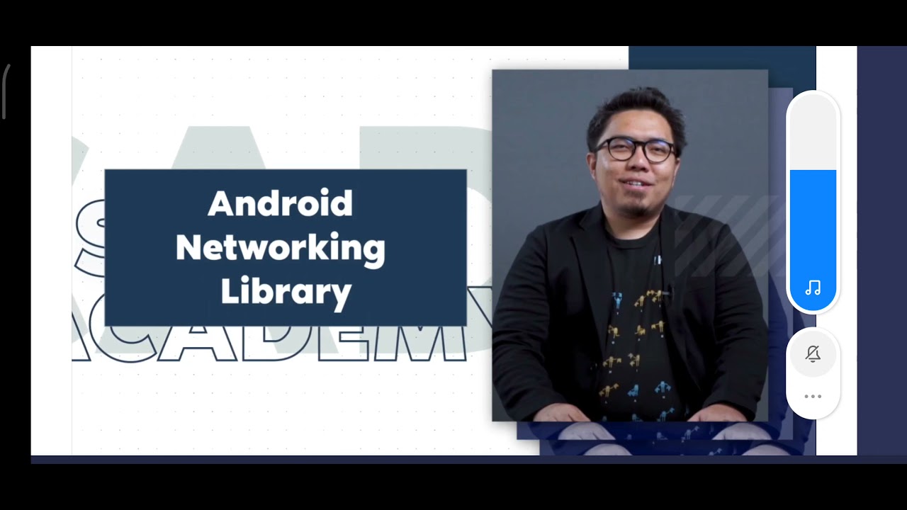 belajar android studio-part9-android networking library - YouTube