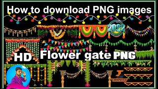 Flower decoration stock PNG || Festival Png | Flowers Decoration Pack free Download | #Jana_Computer