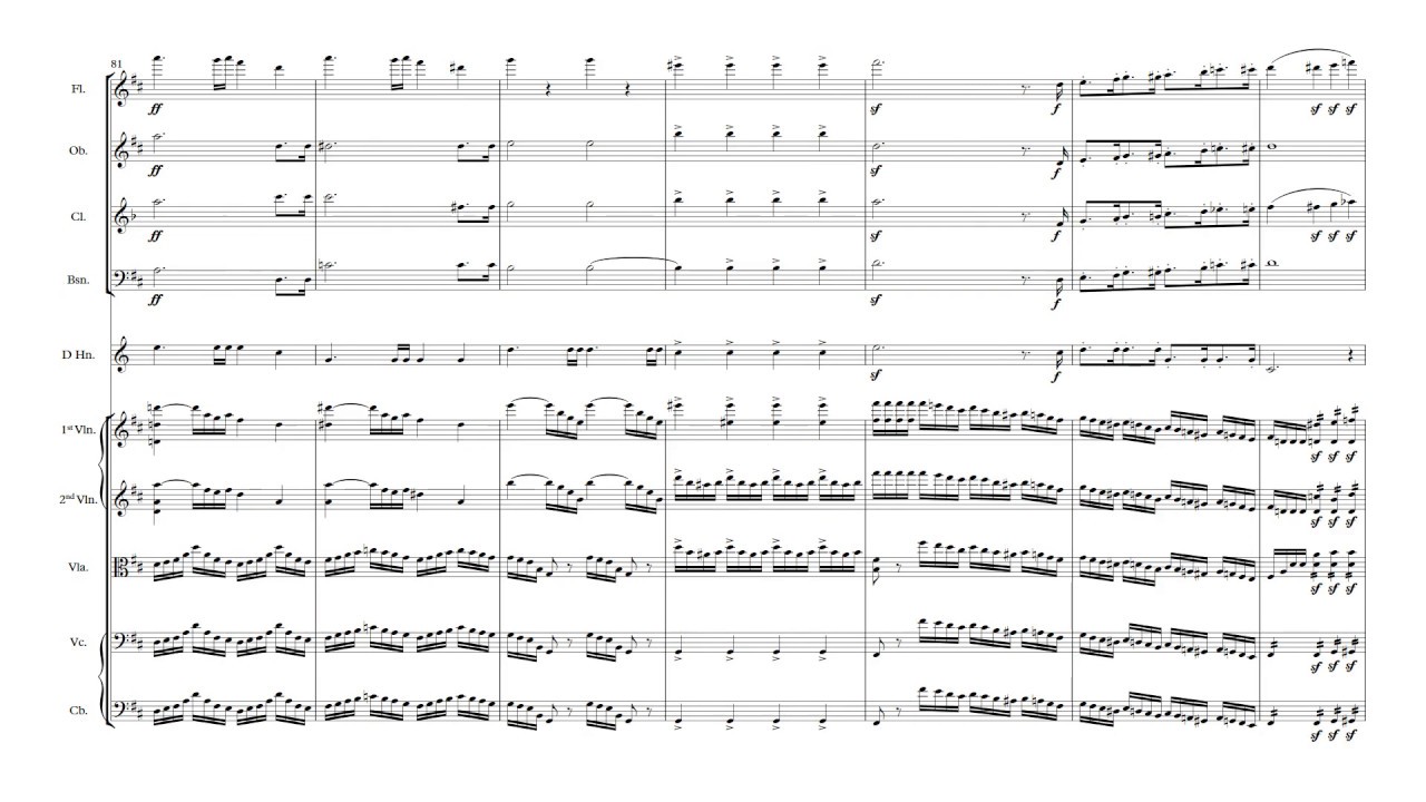 Mendelssohn, Felix - The Hebrides Overture (Fingal's Cave) arr. Glynn Davies for chamber orchestra