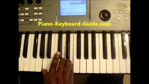 How To Play A Sus4 Chord On Piano and Keyboard