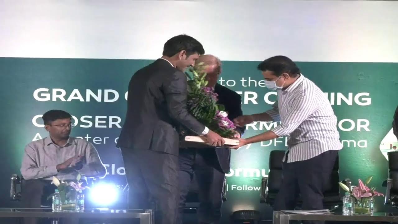 Minister KTR | Inauguration of DFE Pharma's Centre of Excellence in Hyderabad