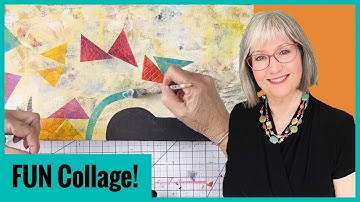 Part 2 of Guitar Collage Tutorial Using Transparent Gel Papers