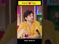 Karan 🧡 Teju .. #bhartitvpodcast #karankundra #tejaswiprakash #podcast #youtubeshorts #shortvideo