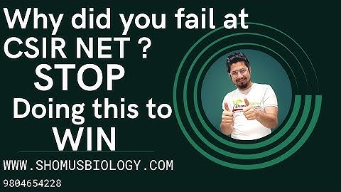 CSIR NET results 2022 life science | Why do you fail to crack CSIR NET exam?