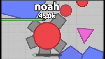 Diep.io ||Bullying "noah" 4 times in a row|| *toxic*