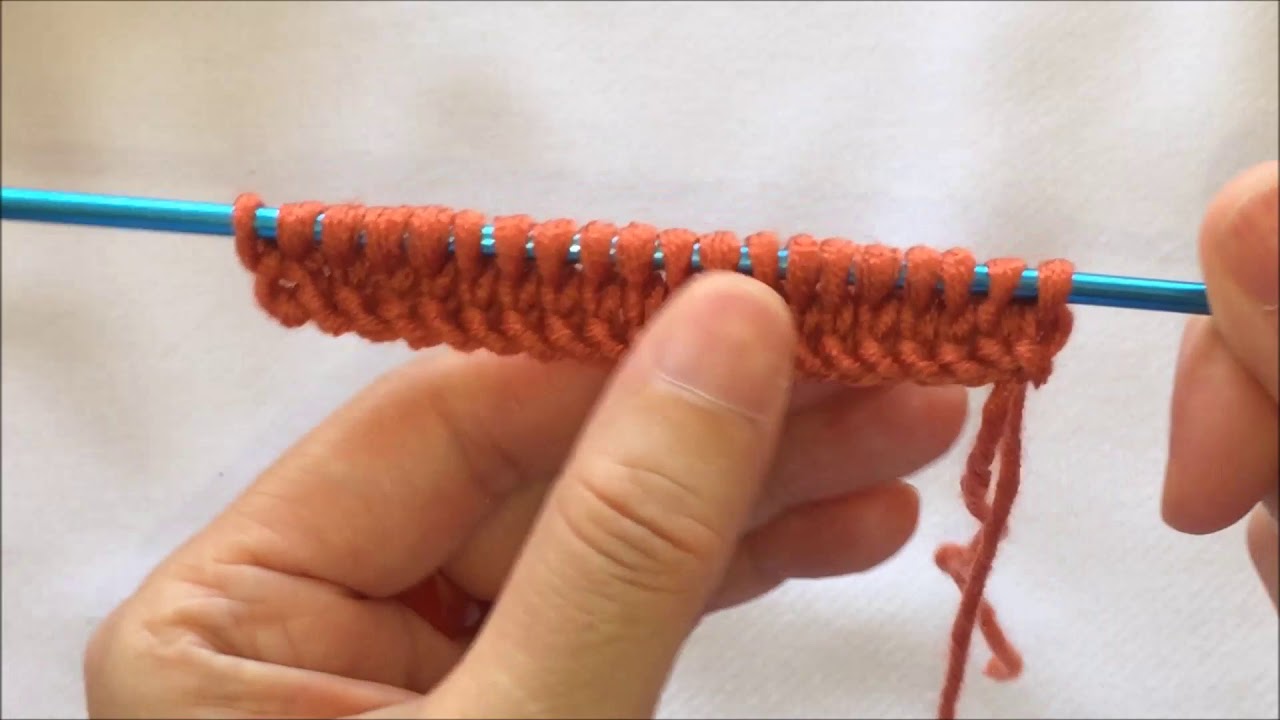 TERS DÜZ ÖRGÜ NASIL ÖRÜLÜR