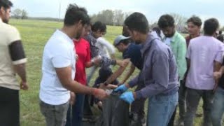 Экоакцию поддержали иностранные студенты в области Абай