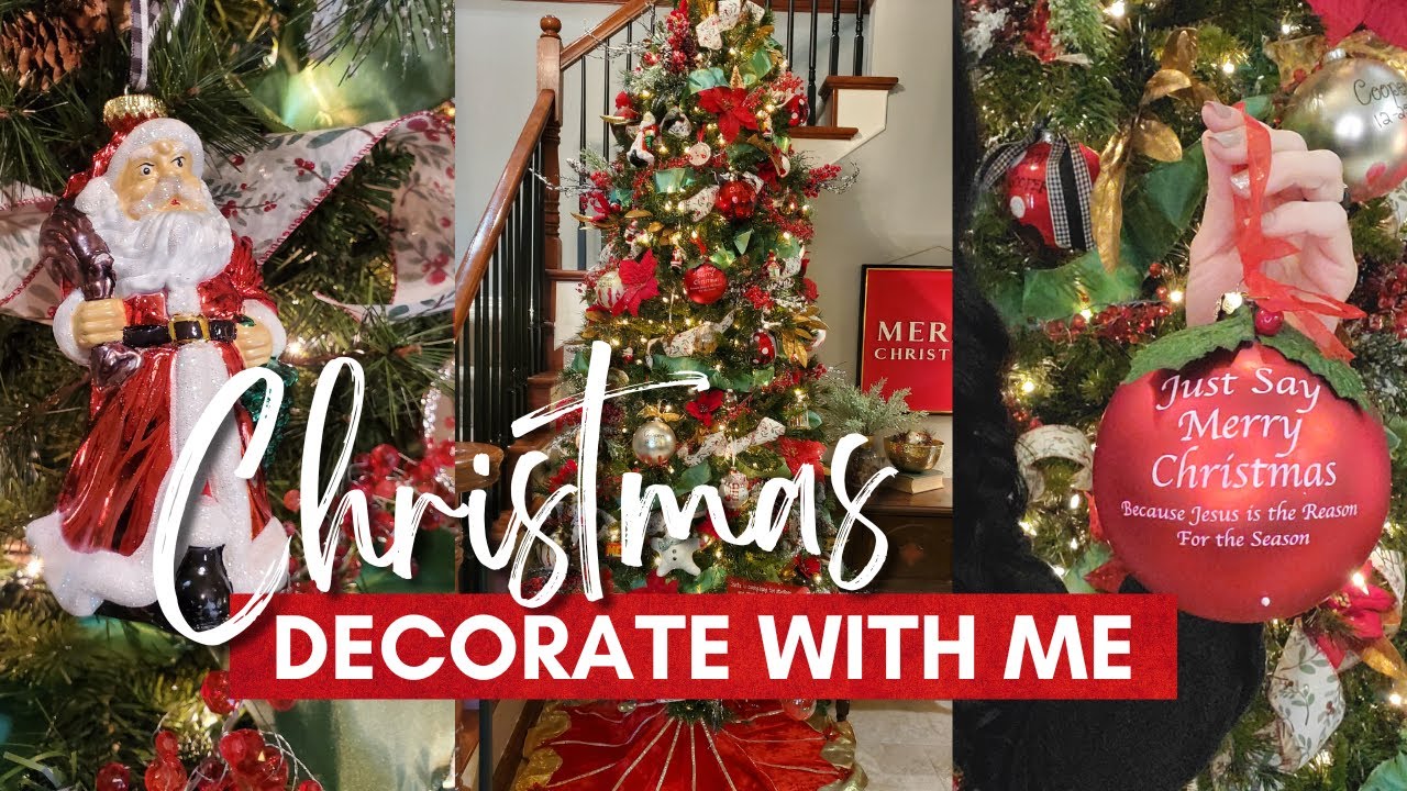 CHRISTMAS DECORATE WITH ME CHRISTMAS DECORATING DÉCOR IDEAS