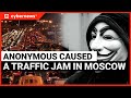 Anonymous Created An Enormous Traffic Jam In Russia | cybernews.com