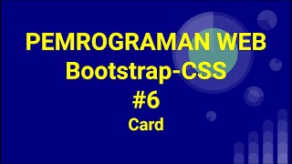 Materi Pemrograman Web Bootstrap CSS #6 Card