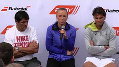 Babolat PLAY PR Event Melbourne Jan 2015 final - Nadal & Wozniacki