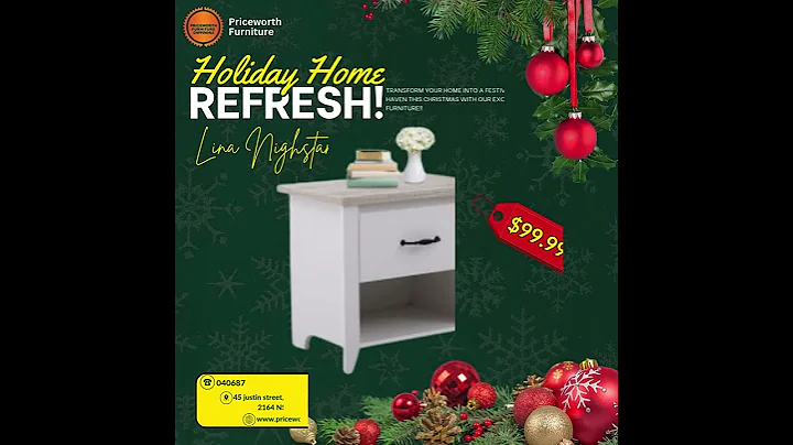 Elevate your bedroom with the Lina Nightstand 🌙✨ A perfect blend of style and function! 🛏️💫