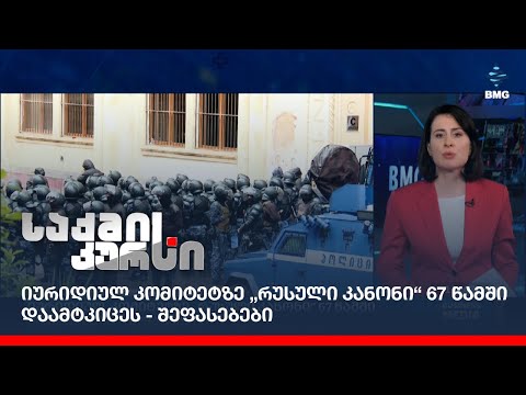 იურიდიულ კომიტეტზე „რუსული კანონი“ 67 წამში დაამტკიცეს - შეფასებები