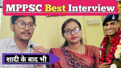 mppsc best interview , books, strategy 💥 | शादी के बाद भी तैयारी 💯dsp Santosh patel sir #mppsc