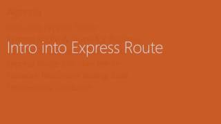 Microsoft Ignite 2016 Deploy Express Route for Skype in Microsoft Office 365