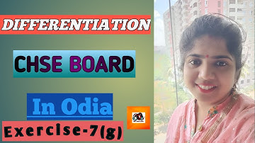 DIFFERENTATION of IMPLICIT FUNCTION || EXERCISE -7(g) || CHSE BOARD || CLASS - 12