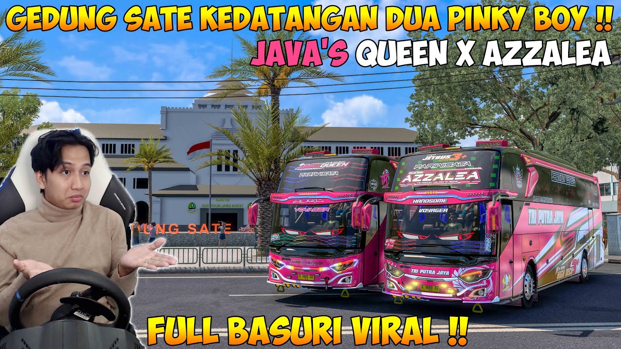 GEDUNG SATE KEDATANGAN PINKY BOY !! JAVA'S QUEEN X AZZALEA HEBOH BANYAK ...