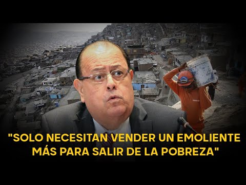 Julio Velarde genera polémica al decir que "deben vender un emoliente más para salir de la pobreza"