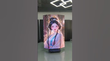 Tri-fold GOB foldable & spliceable LED Poster