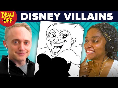 Animator Vs. Cartoonist Draw Disney Villains From Memory • Draw-Off