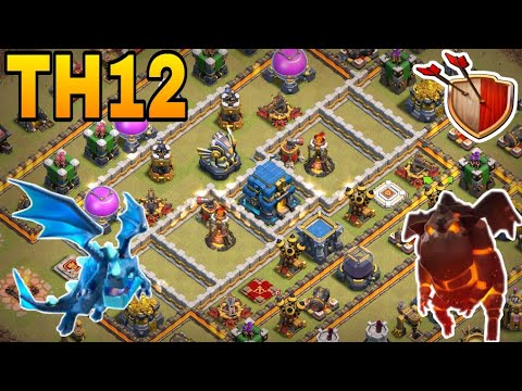 th12 war base 2018/coc th12 anti 3 star/anti 1 star war base 2018/trophy base/clash of clan