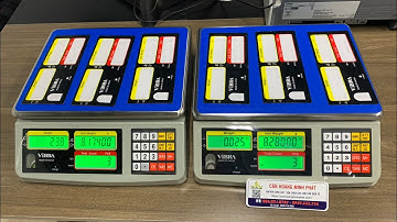 Cân điện tử đếm số lượng VIBRA ALC 3kg 6kg 15kg 30kg - Hướng dẫn sử dụng - 086.831.8787