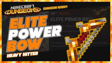 Minecraft Dungeons | ELITE POWER BOW | Unique Items | How To Find & What Enchantments Are Best?
