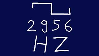 2956 hz square