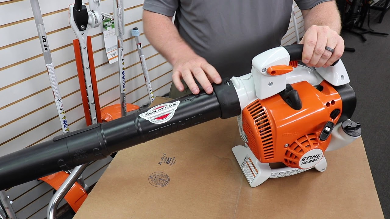 Starting A Stihl Bg86 Blower