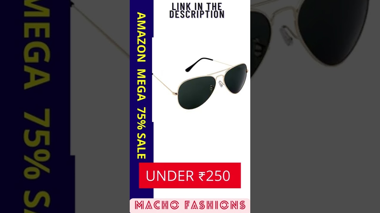 AMAZON BIG OFFER!TRENDING Sunglasses for Men UNDER 250 