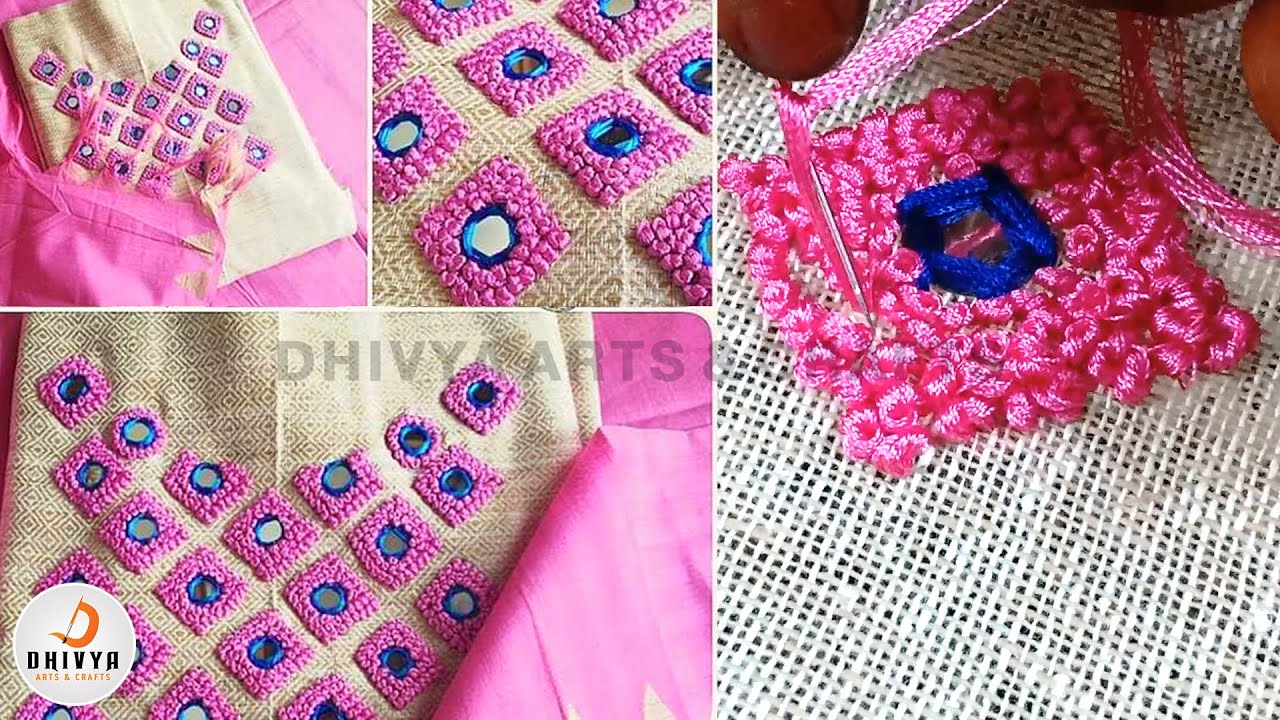 Download hand embroidery french knot | normal needle stitch | embroidery designs on kurti | pearl work ...