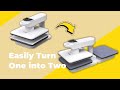 1/2 Workstation Available - AKEYDIY New Auto Heat Press Machine