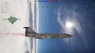 War Thunder 1.98.0.40 dev server F-104A min fuel vertical climb