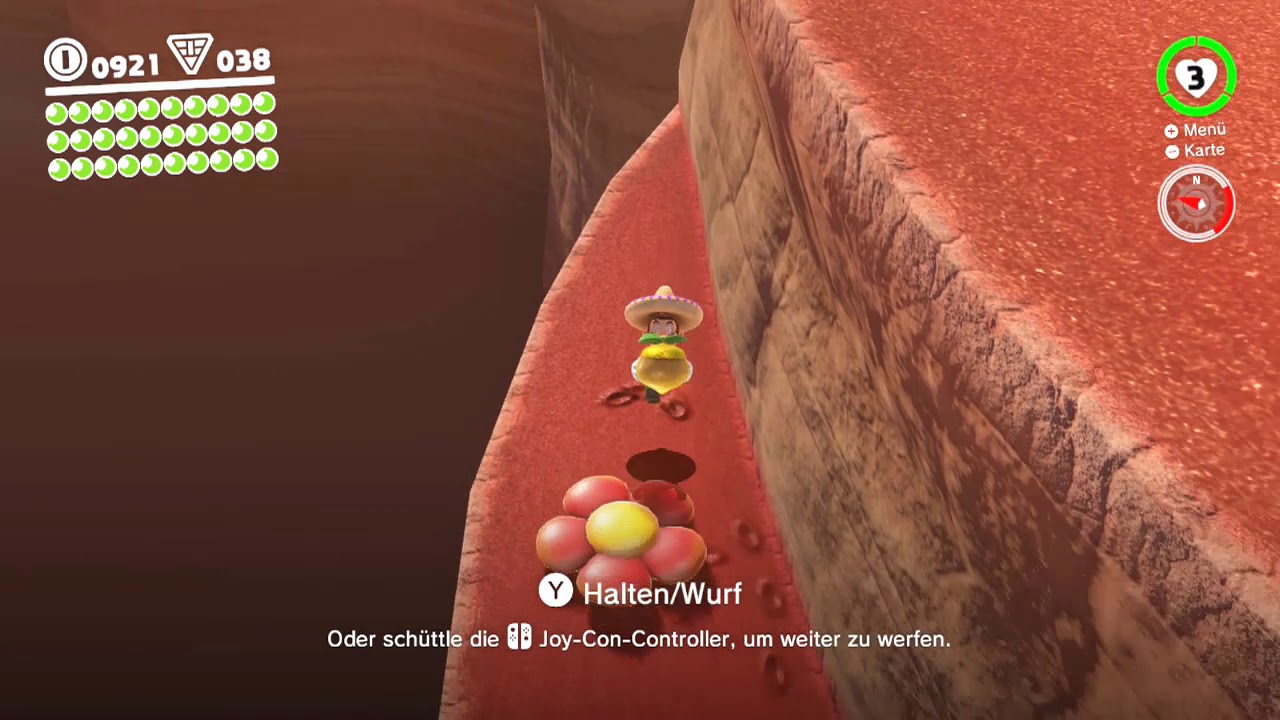 Super Mario Odyssey - Wstenland - 27 - Wstenflora - Samen auf der Klippe