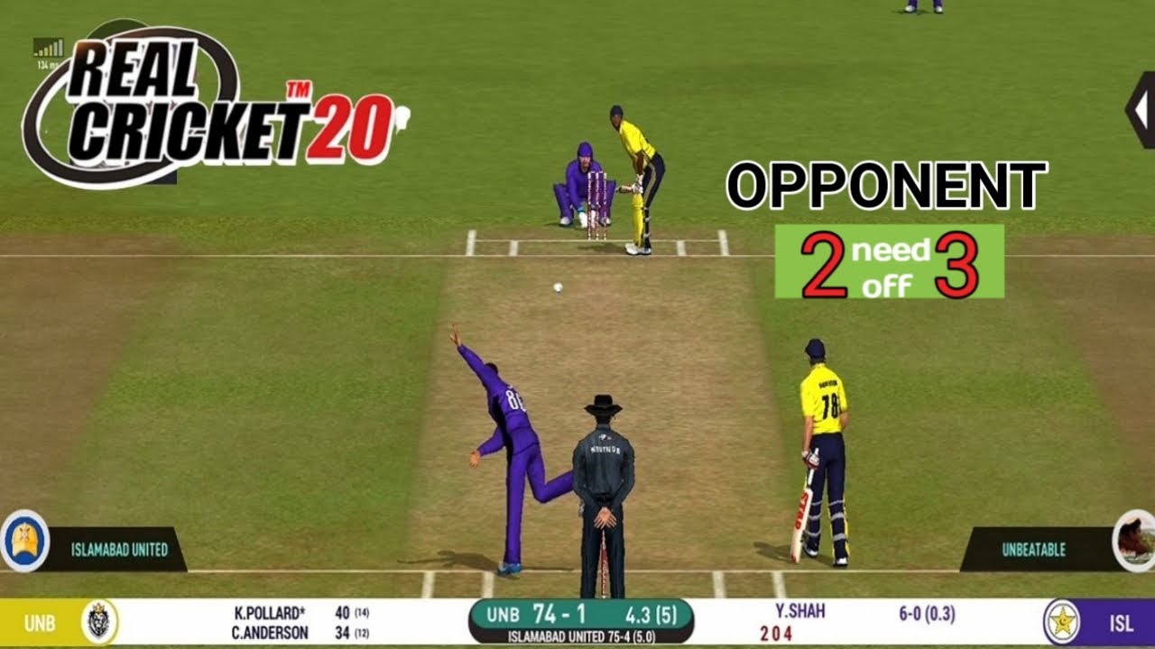 Last Over Thriller | Opponent Need 2 from 3 | RC20 Multiplayer Ranked ...