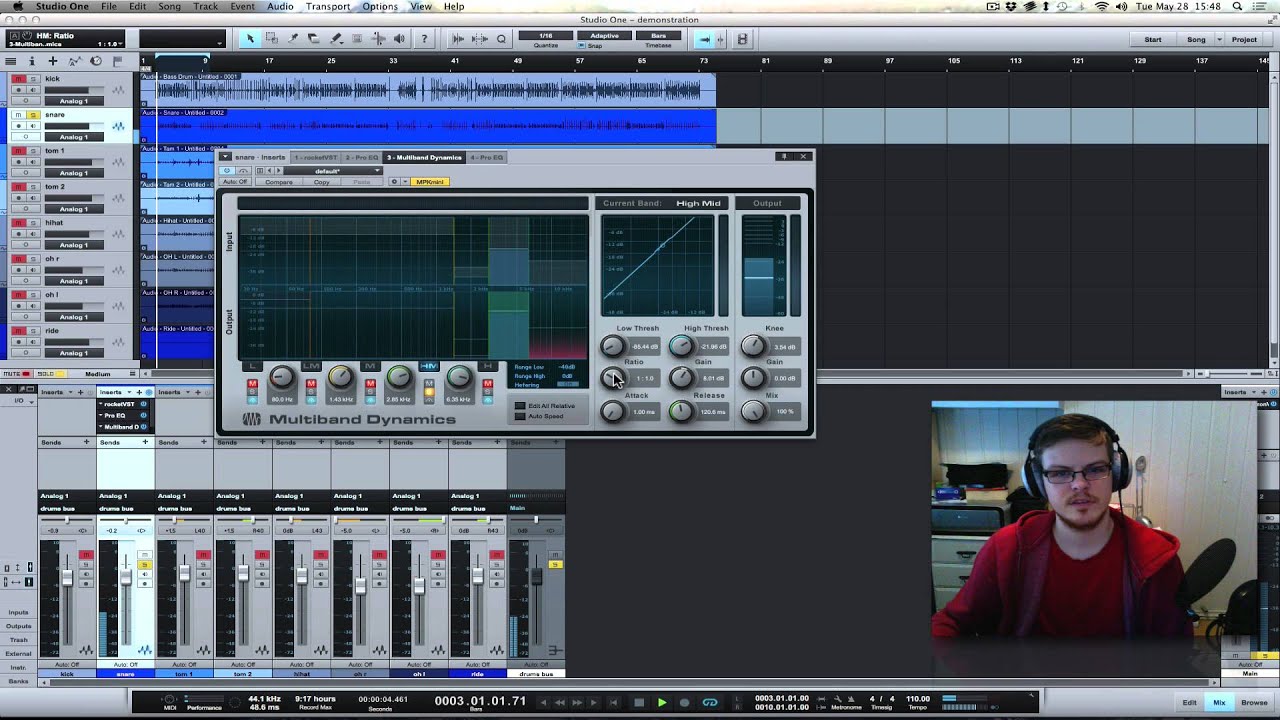 How to remove Cymbal Bleed from your multitracked drums! YouTube