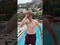 Alcaraz Films Sinner Pool Jump 😆