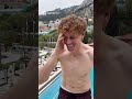 Alcaraz Films Sinner Pool Jump 😆